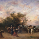 Eugène Fromentin, Femmes arabes en voyage (“Arab Women Under Way”), 1873. Oil on wood, 49.5 by 61.6 cm.
Menil Collection, Houston
